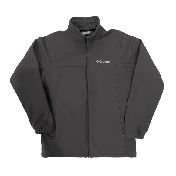 Columbia Shirts Columbia Mens Charcoal Fleece Softshell Jacket